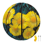 Little Yellow Daisy Print Basketball