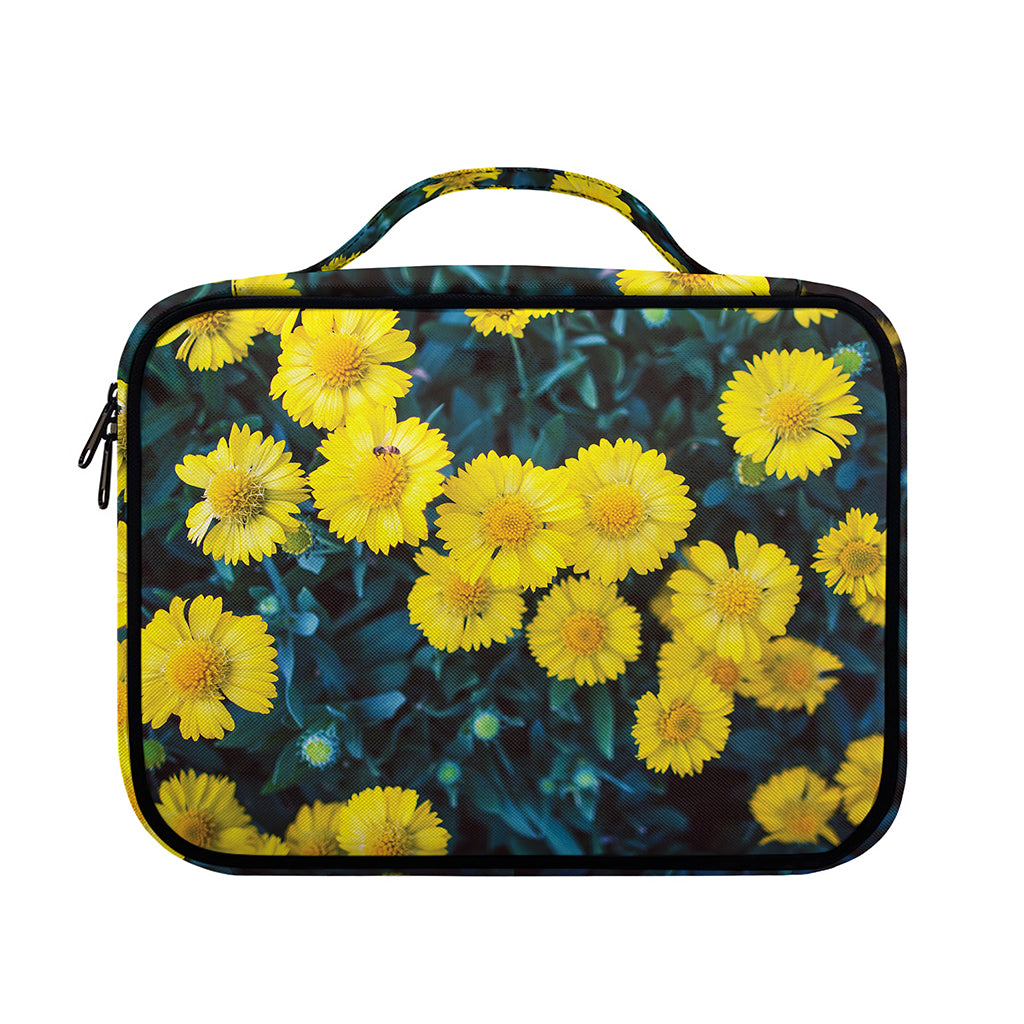 Little Yellow Daisy Print Briefcase Bible Bag