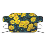 Little Yellow Daisy Print Car Windshield Snow Cover