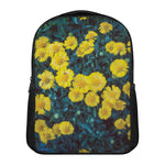 Little Yellow Daisy Print Casual Backpack