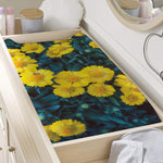 Little Yellow Daisy Print Changing Pad Cover
