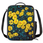 Little Yellow Daisy Print Crossbody Lunch Bag