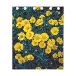 Little Yellow Daisy Print Curtain