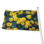 Little Yellow Daisy Print Flag