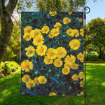 Little Yellow Daisy Print Garden Flag