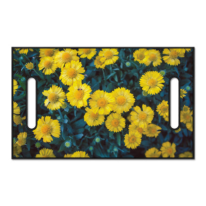 Little Yellow Daisy Print Golf Cart Seat Cover