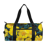 Little Yellow Daisy Print Gym Bag