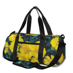 Little Yellow Daisy Print Gym Bag