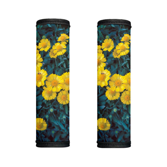 Little Yellow Daisy Print Handle Covers