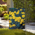 Little Yellow Daisy Print House Flag