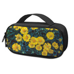 Little Yellow Daisy Print Insulin Cooler Travel Case