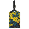 Little Yellow Daisy Print Luggage Tag