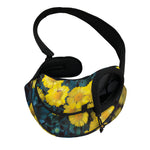 Little Yellow Daisy Print Pet Sling Carrier
