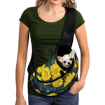 Little Yellow Daisy Print Pet Sling Carrier