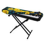 Little Yellow Daisy Print Piano Keyboard Cover