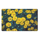 Little Yellow Daisy Print Polyester Doormat