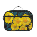 Little Yellow Daisy Print Portable Lunch Bag