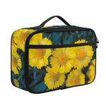 Little Yellow Daisy Print Portable Lunch Bag