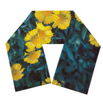 Little Yellow Daisy Print Scarf