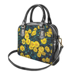 Little Yellow Daisy Print Shoulder Handbag