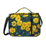 Little Yellow Daisy Print Shoulder Strap Bible Bag