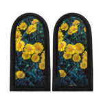 Little Yellow Daisy Print Skillet Handle Cover