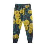 Little Yellow Daisy Print Sweatpants