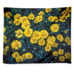 Little Yellow Daisy Print Tapestry