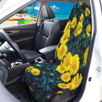 Little Yellow Daisy Print Waterproof Car Seat Cover