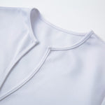 Blue Aquarius Zodiac Sign Print Long Sleeve Short Coat