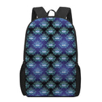 Lotus Eye of Providence Pattern Print 17 Inch Backpack