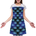 Lotus Eye of Providence Pattern Print Adjustable Apron