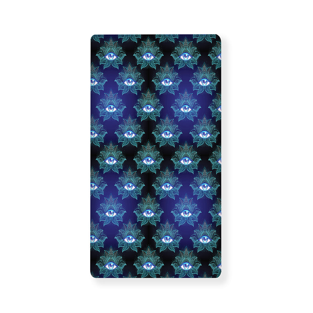 Lotus Eye of Providence Pattern Print Baby Crib Sheet