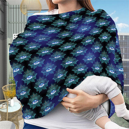Lotus Eye of Providence Pattern Print Baby Seat Cover