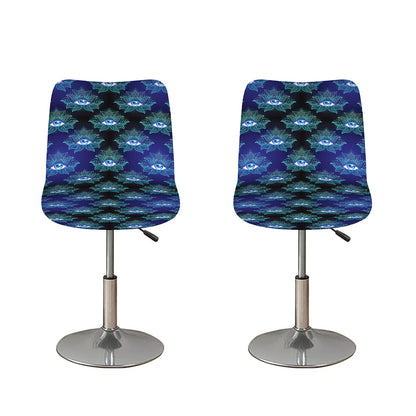 Lotus Eye of Providence Pattern Print Bar Stool Covers