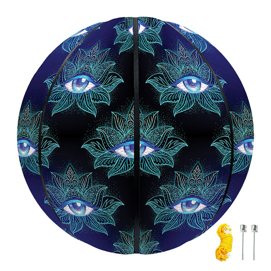 Lotus Eye of Providence Pattern Print Basketball