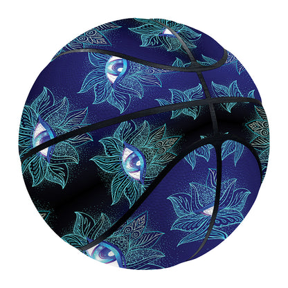 Lotus Eye of Providence Pattern Print Basketball