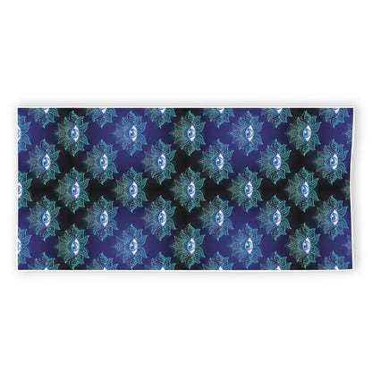 Lotus Eye of Providence Pattern Print Beach Towel