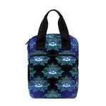 Lotus Eye of Providence Pattern Print Bible Tote Bag