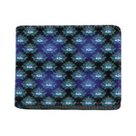 Lotus Eye of Providence Pattern Print Bifold Wallet