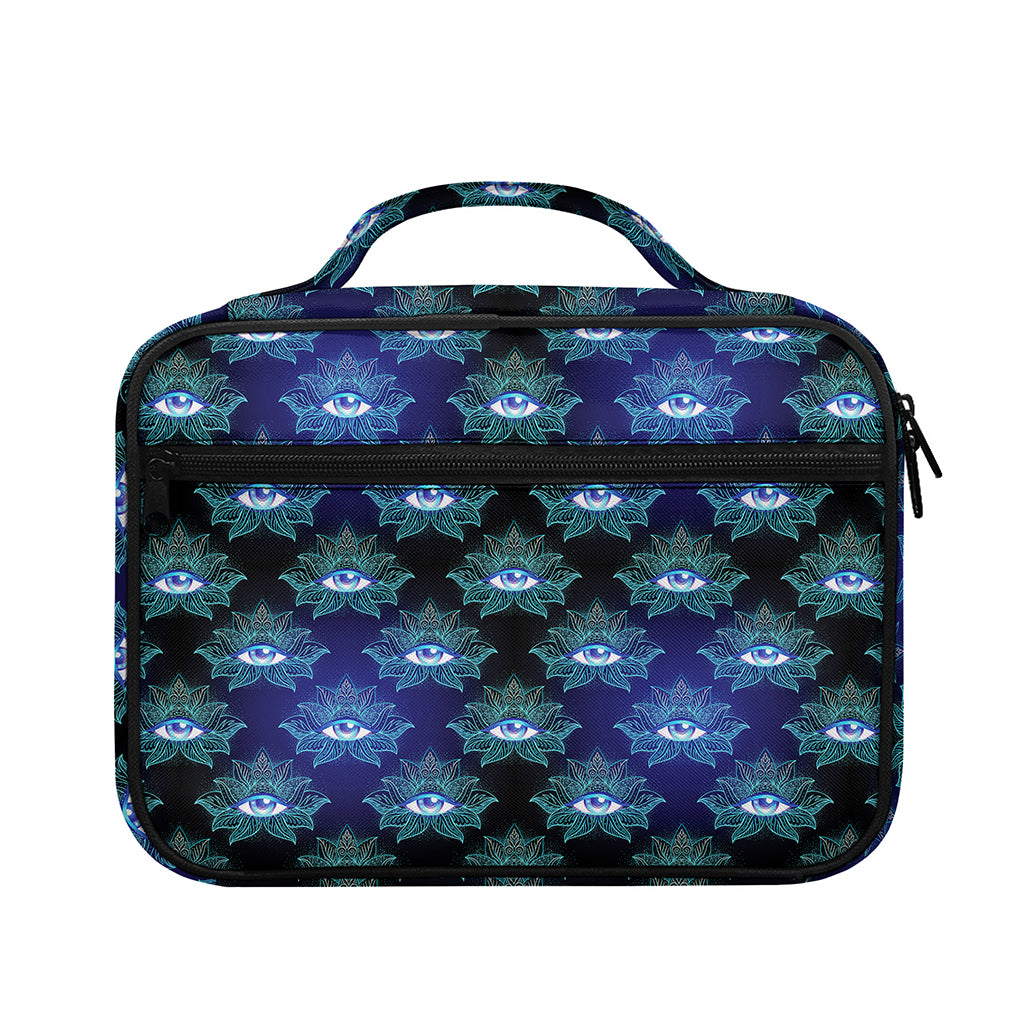 Lotus Eye of Providence Pattern Print Briefcase Bible Bag