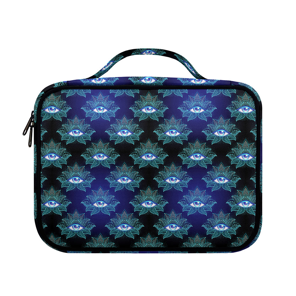 Lotus Eye of Providence Pattern Print Briefcase Bible Bag
