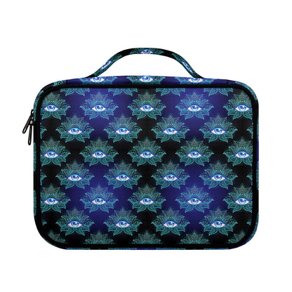 Lotus Eye of Providence Pattern Print Briefcase Bible Bag