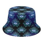 Lotus Eye of Providence Pattern Print Bucket Hat