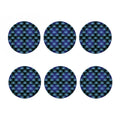 Lotus Eye of Providence Pattern Print Coaster Set