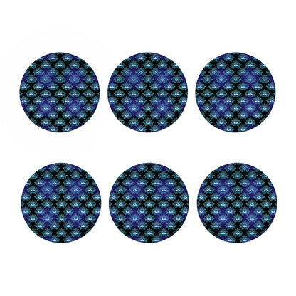 Lotus Eye of Providence Pattern Print Coaster Set