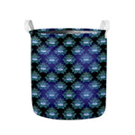 Lotus Eye of Providence Pattern Print Collapsible Laundry Basket