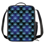 Lotus Eye of Providence Pattern Print Crossbody Lunch Bag
