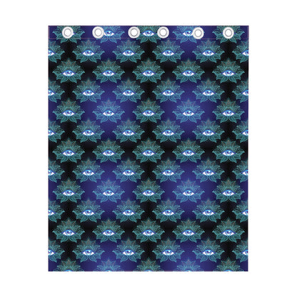Lotus Eye of Providence Pattern Print Curtain