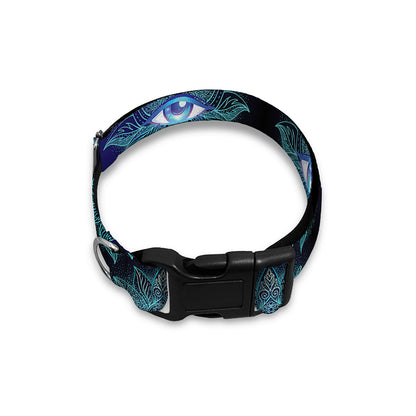 Lotus Eye of Providence Pattern Print Dog Collar